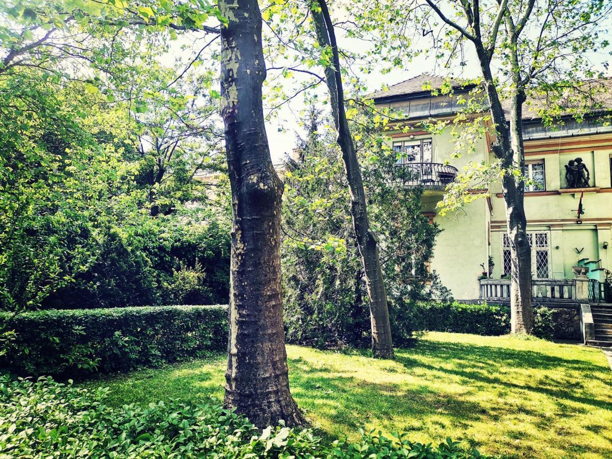 Flat In Historic Villa With Your Own Private Garden, Near City Park 布达佩斯 外观 照片