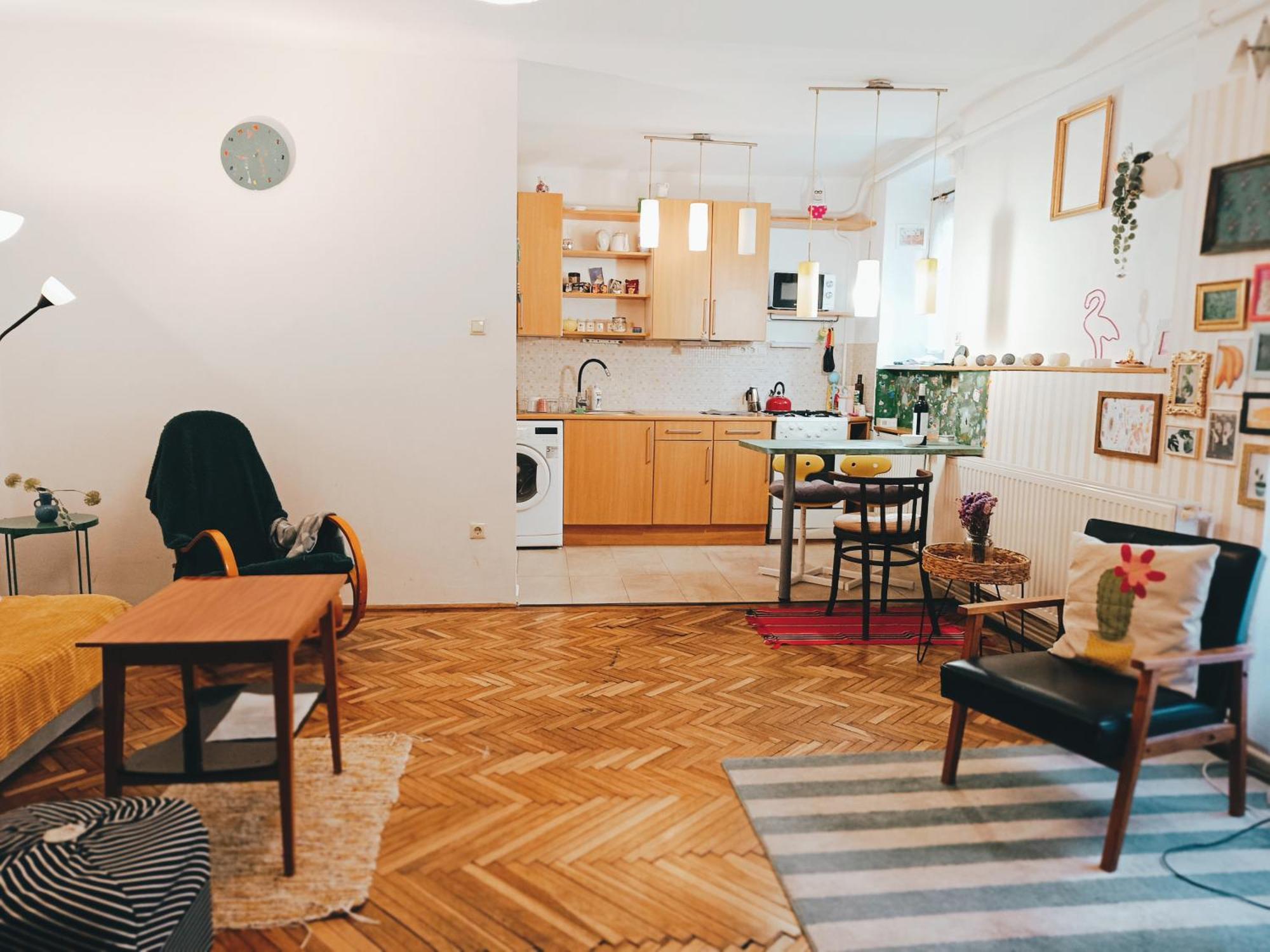Flat In Historic Villa With Your Own Private Garden, Near City Park 布达佩斯 外观 照片